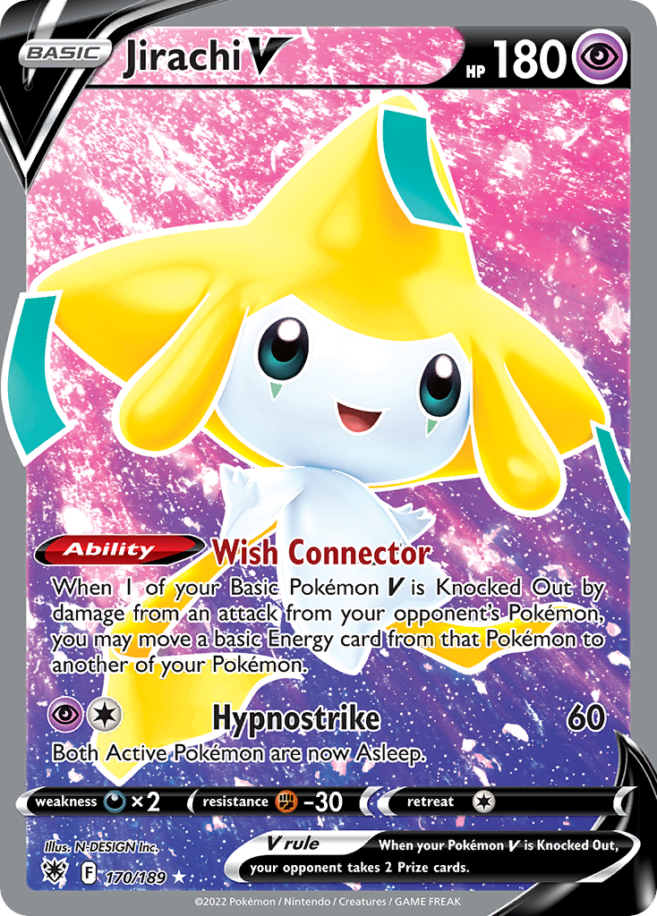 170/189 [ASR] Jirachi V - Rare Ultra