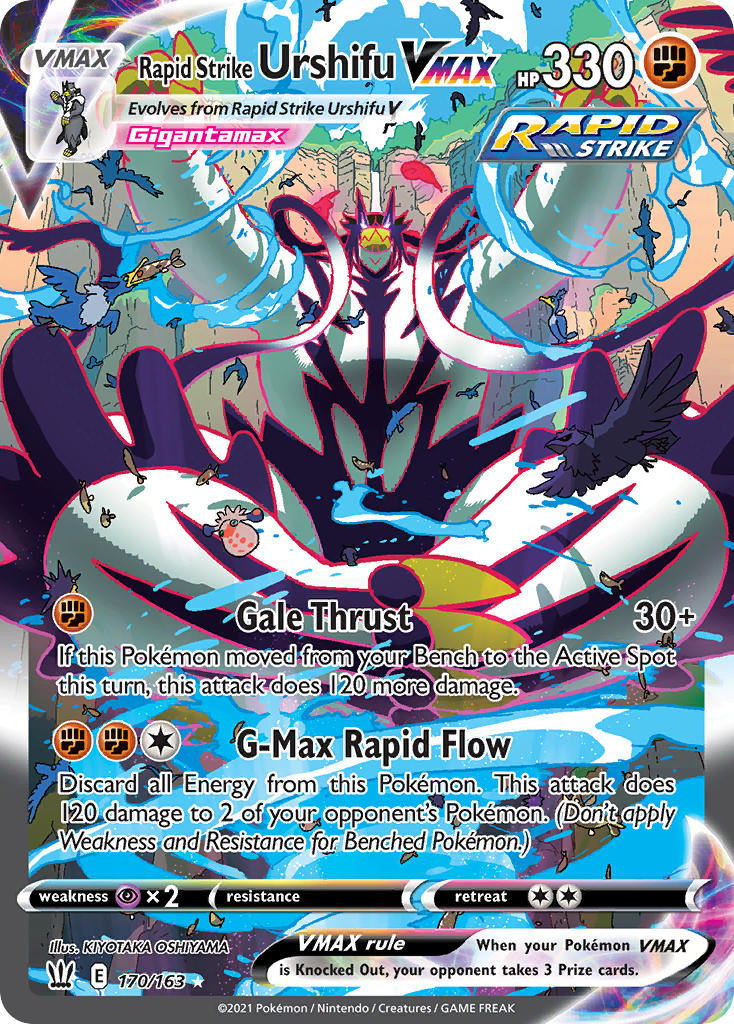 170/163 [BST] Rapid Strike Urshifu VMAX - Rare Rainbow