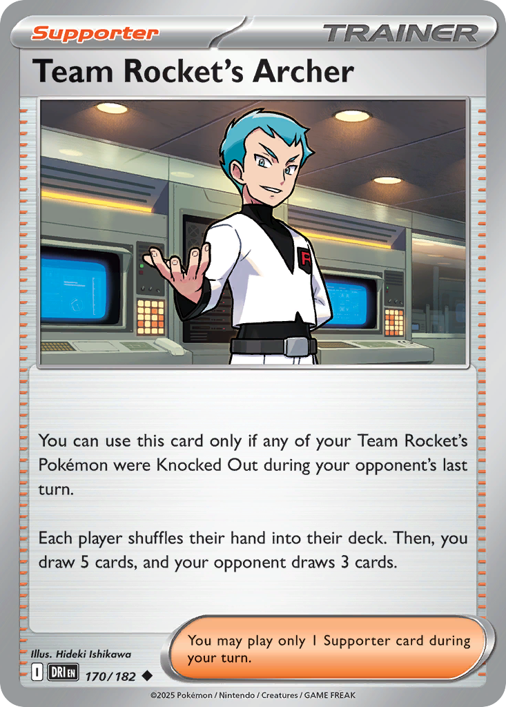 170/182 [DRI] Team Rocket's Archer - Uncommon