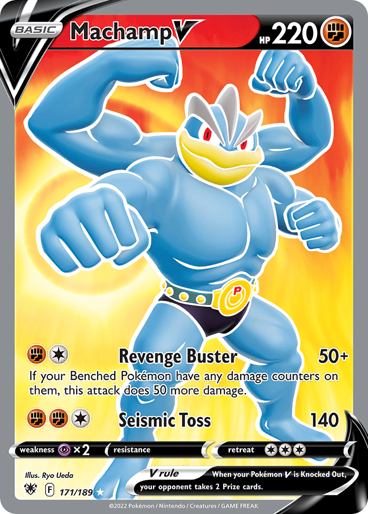 171/189 [ASR] Machamp V - Rare Ultra
