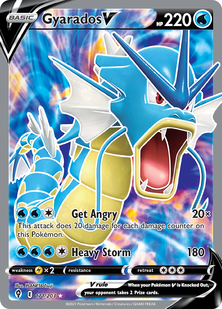 171/203 [EVS] Gyarados V - Rare Ultra