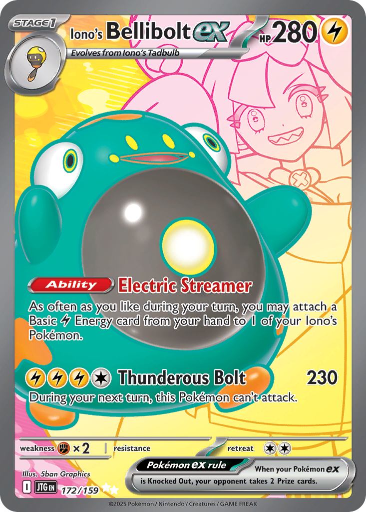 172/159 [JTG] Iono's Bellibolt ex - Ultra Rare