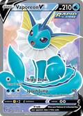 172/203 [EVS] Vaporeon V - Rare Ultra