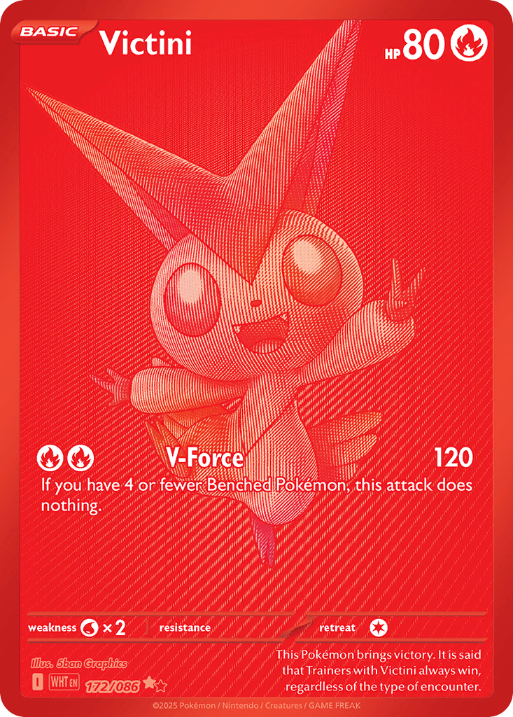 172/86 [WHT] Victini - Rare