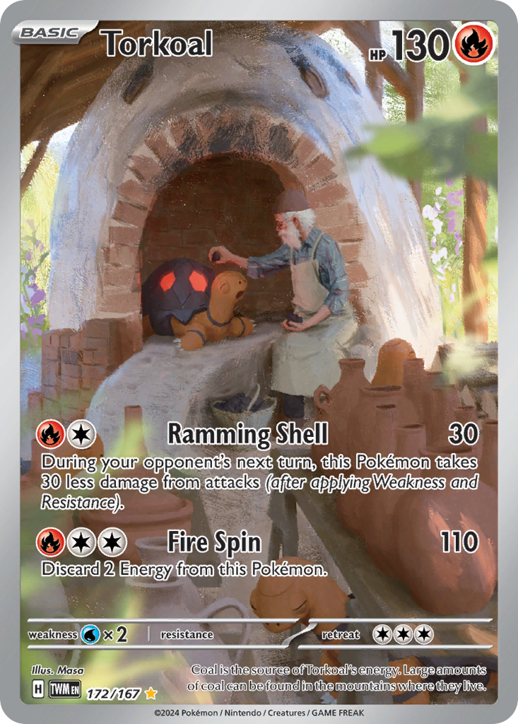 172/167 [TWM] Torkoal - Illustration Rare