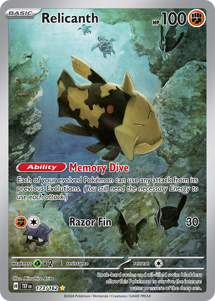173/162 [TEF] Relicanth - Illustration Rare