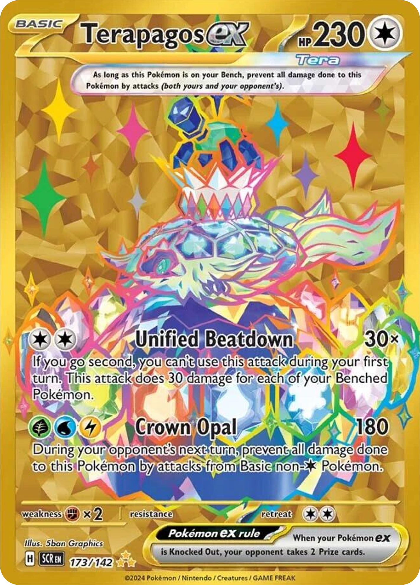 173/142 [SCR] Terapagos ex - Hyper Rare