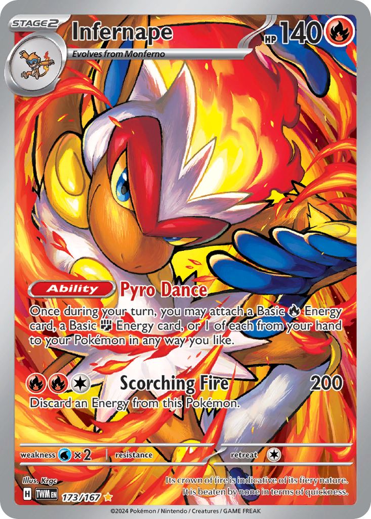 173/167 [TWM] Infernape - Illustration Rare