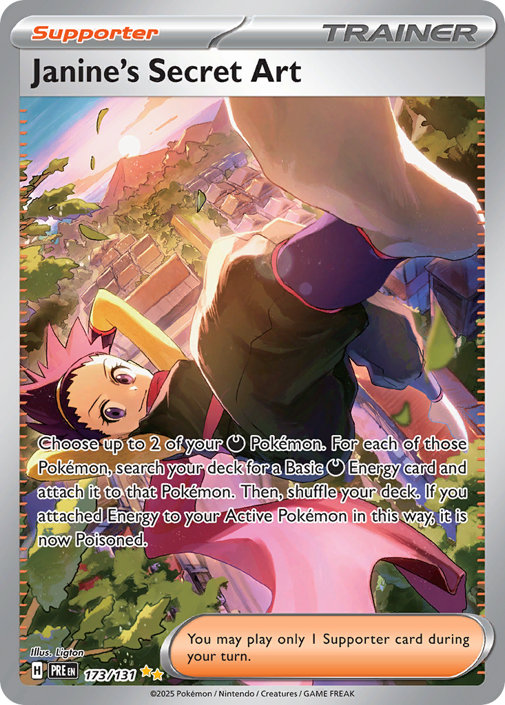 173/131 [PRE] Janine's Secret Art - Special Illustration Rare