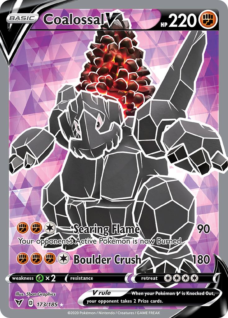 173/185 [VIV] Coalossal V - Rare Ultra