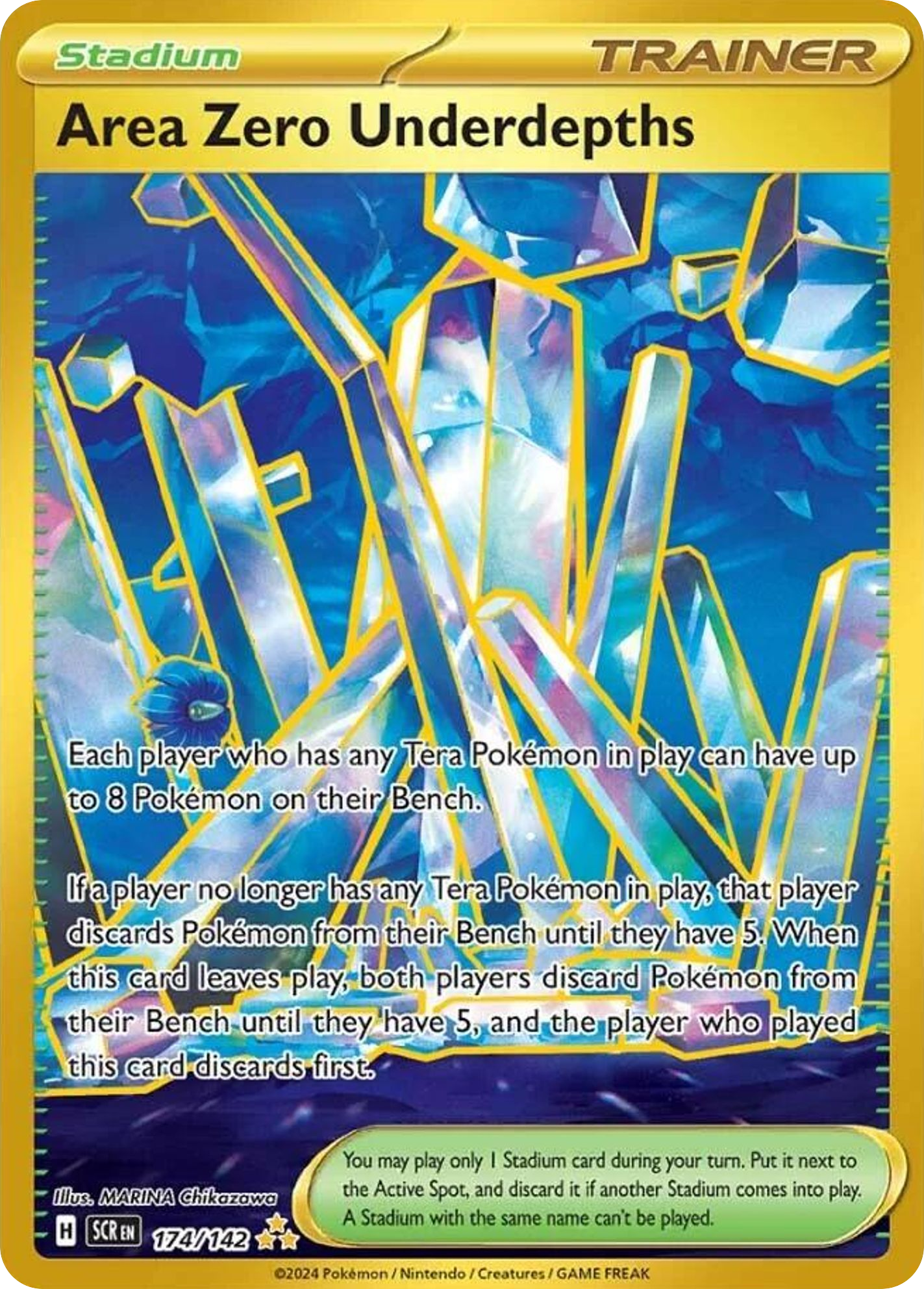 174/142 [SCR] Area Zero Underdepths - Hyper Rare