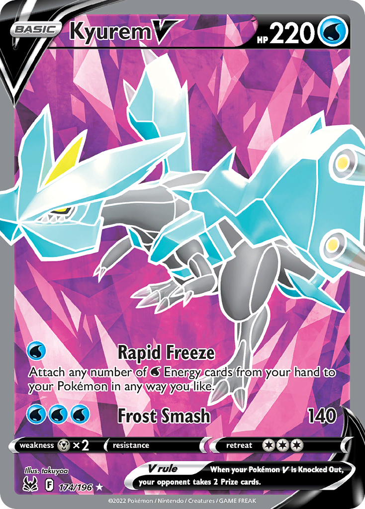 174/196 [LOR] Kyurem V - Rare Ultra