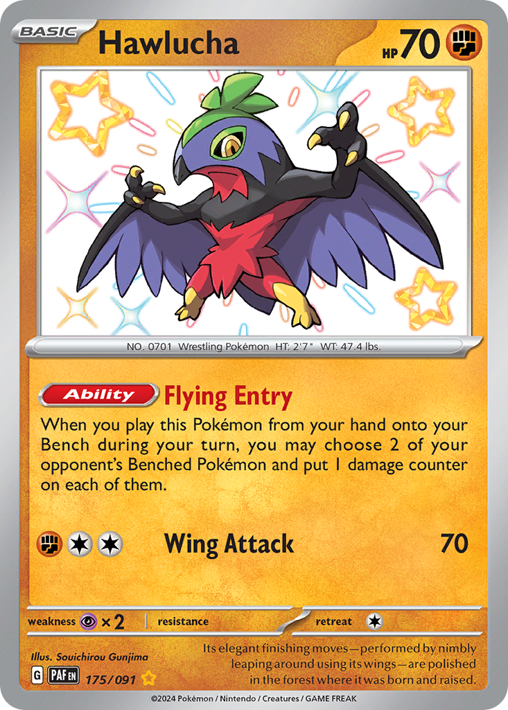 175/91 [SV4PT5] Hawlucha - Shiny Rare