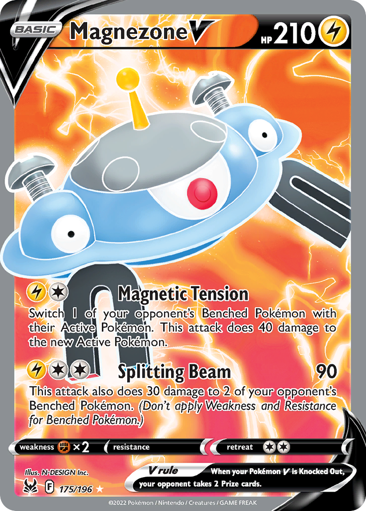 175/196 [LOR] Magnezone V - Rare Ultra