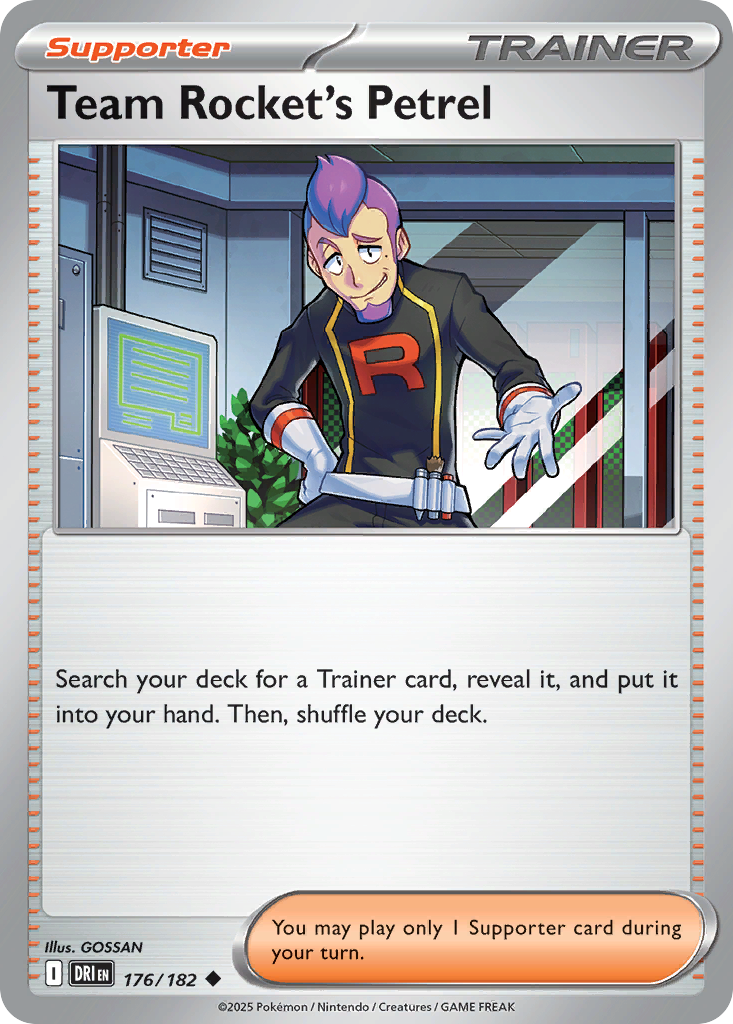 176/182 [DRI] Team Rocket's Petrel - Uncommon