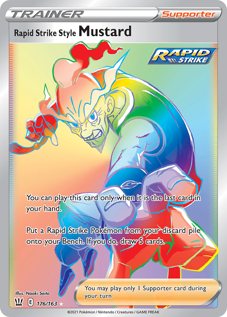176/163 [BST] Rapid Strike Style Mustard - Rare Rainbow