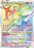 176/172 [BRS] Arceus VSTAR - Rare Rainbow