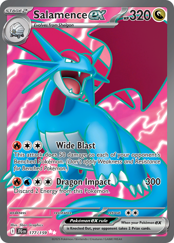 177/159 [JTG] Salamence ex - Ultra Rare