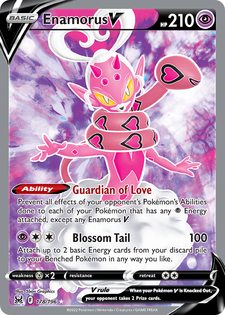 178/196 [LOR] Enamorus V - Rare Ultra