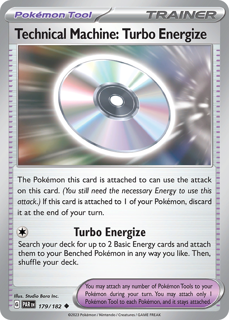 179/182 [SV4] Technical Machine: Turbo Energize - Uncommon