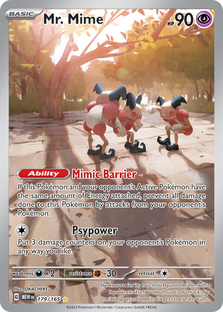 179/165 [SV3PT5] Mr. Mime - Illustration Rare