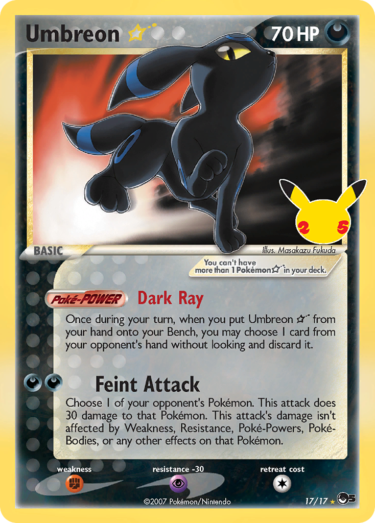 17/25 [CEL] Umbreon ★ - Classic Collection