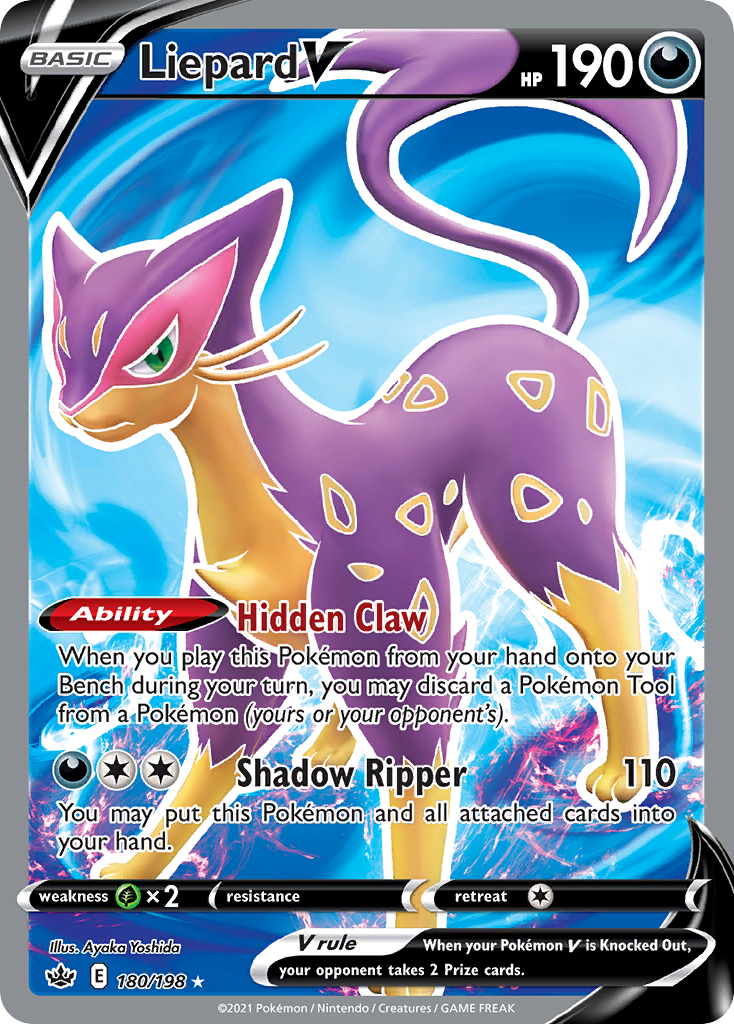 180/198 [CRE] Liepard V - Rare Ultra