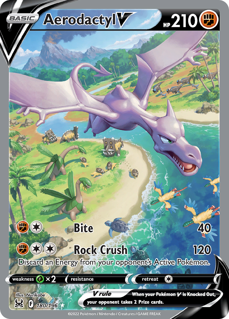 180/196 [LOR] Aerodactyl V - Rare Ultra