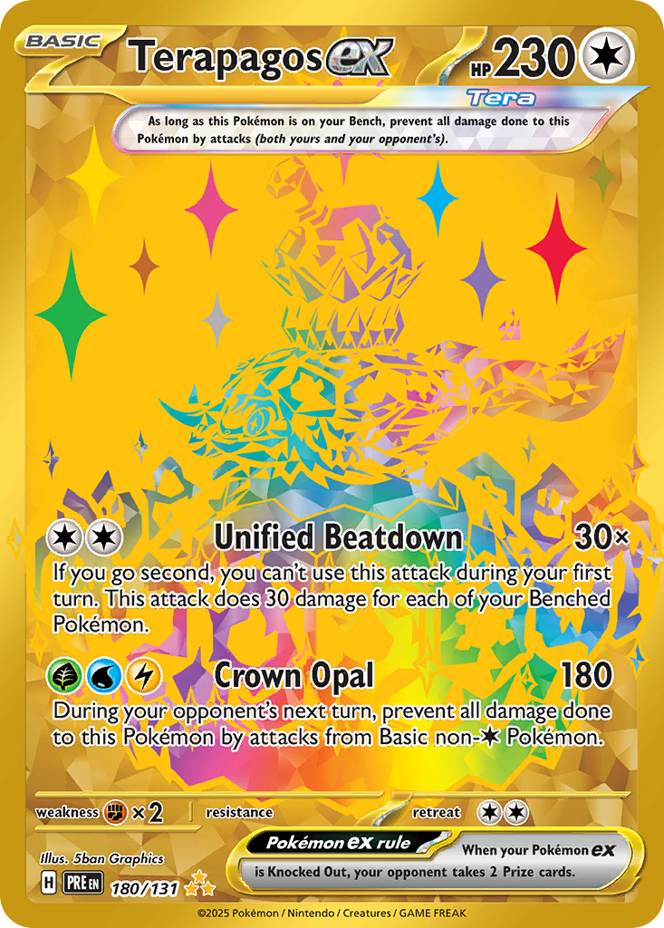 180/131 [PRE] Terapagos ex - Hyper Rare