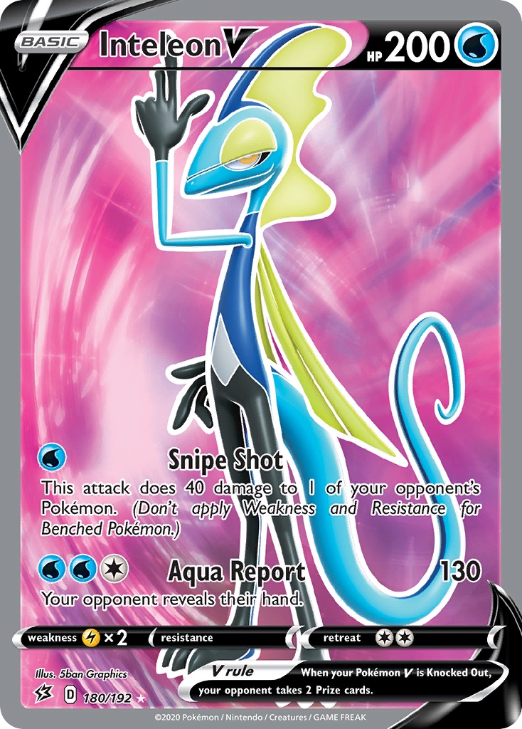180/192 [RCL] Inteleon V - Rare Ultra