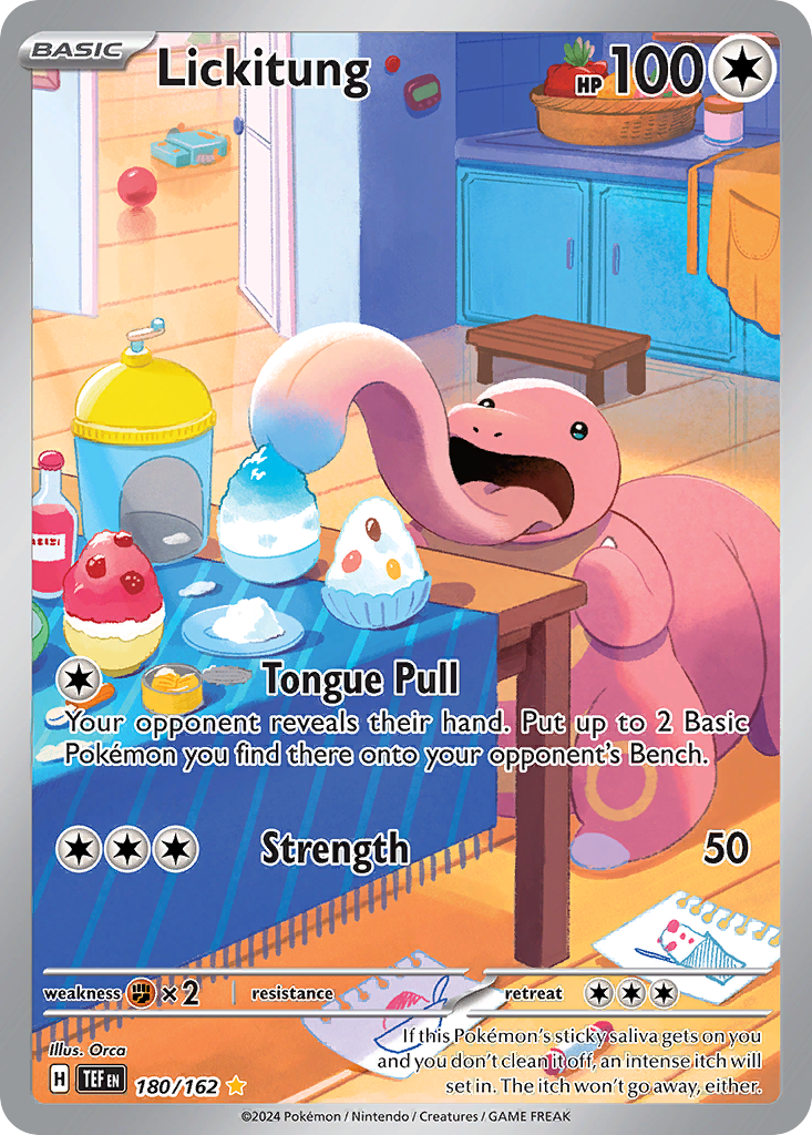 180/162 [TEF] Lickitung - Illustration Rare