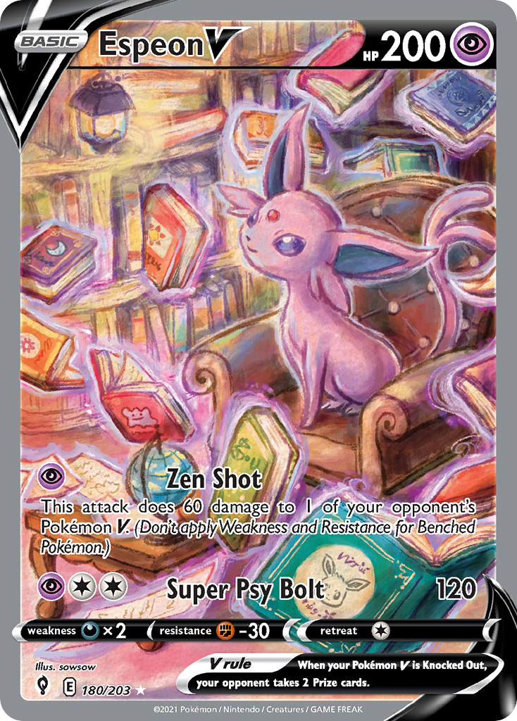 180/203 [EVS] Espeon V - Rare Ultra