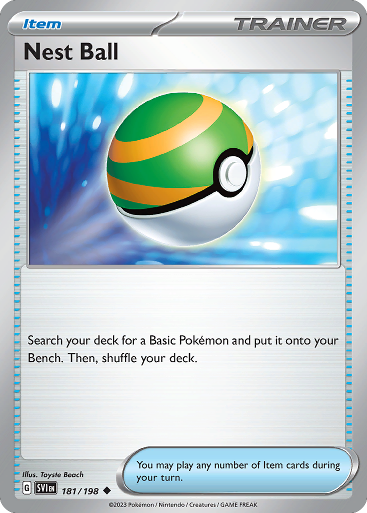 181/198 [SV1] Nest Ball - Uncommon