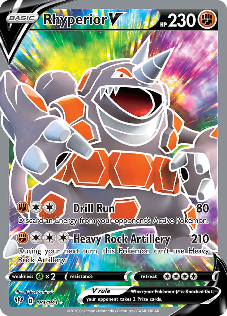 181/189 [DAA] Rhyperior V - Rare Ultra