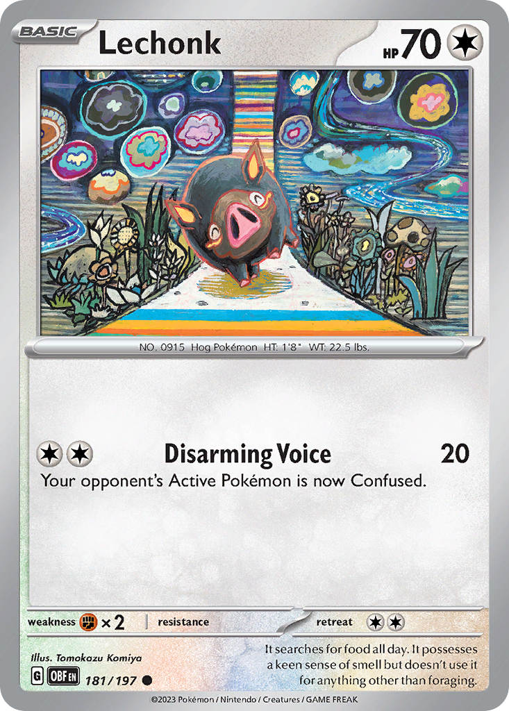 181/197 [SV3] Lechonk - Common