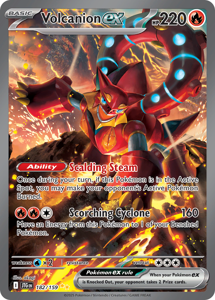 182/159 [JTG] Volcanion ex - Special Illustration Rare