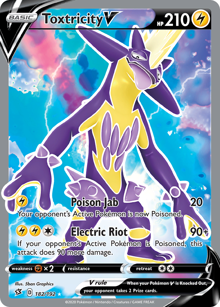 182/192 [RCL] Toxtricity V - Rare Ultra