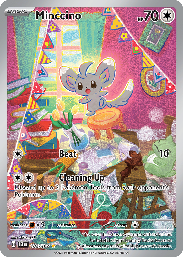 182/162 [TEF] Minccino - Illustration Rare