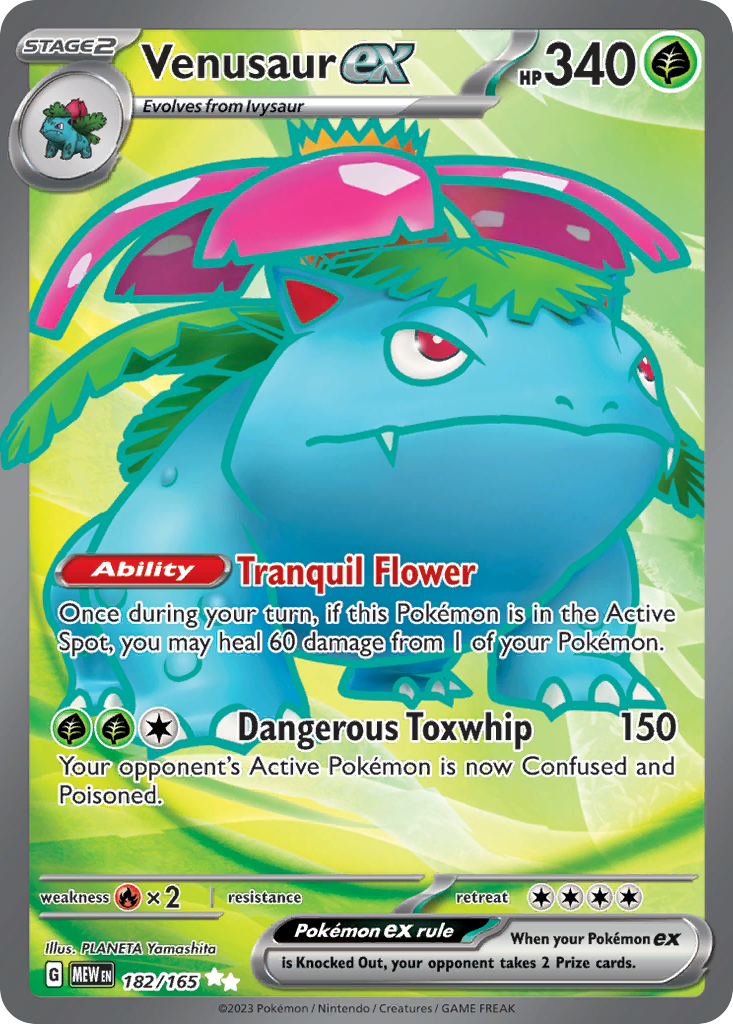 182/165 [SV3PT5] Venusaur ex - Ultra Rare
