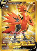 182/172 [BRS] Galarian Zapdos V - Rare Secret