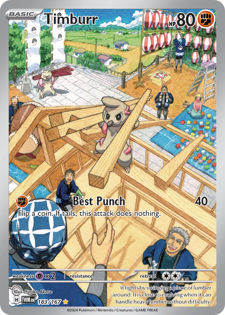 183/167 [TWM] Timburr - Illustration Rare