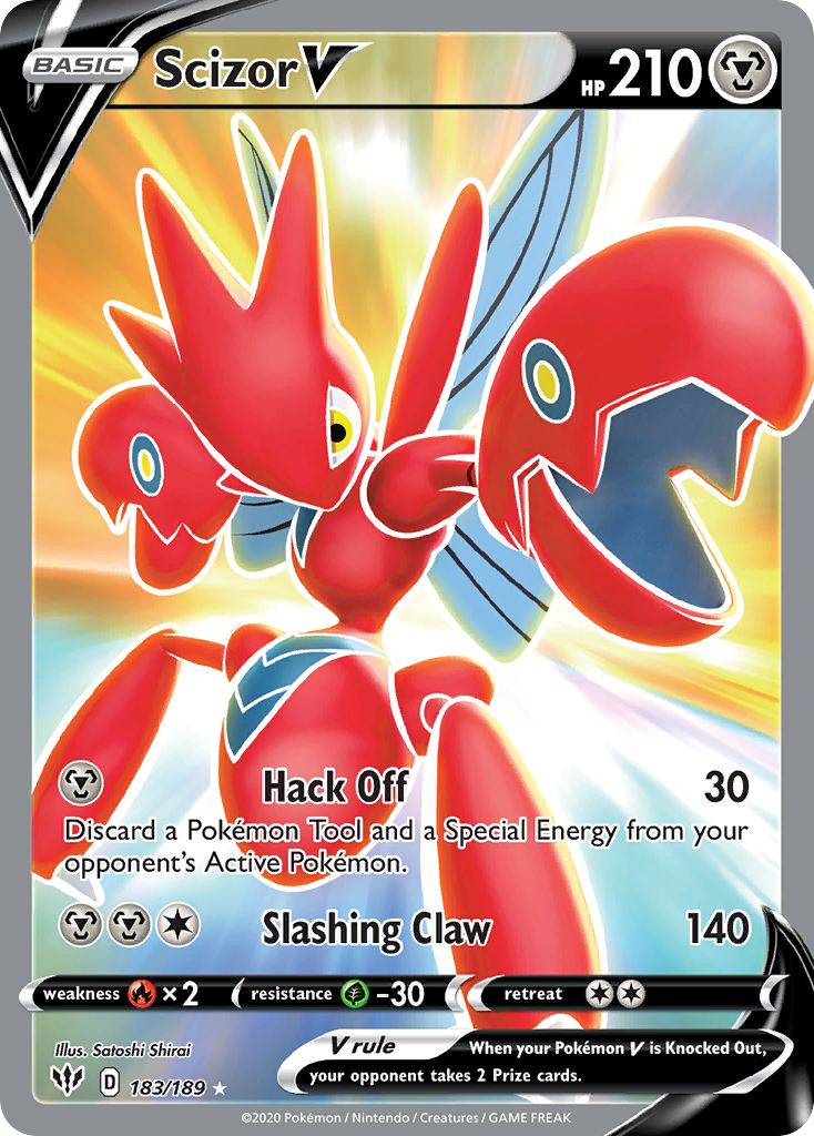 183/189 [DAA] Scizor V - Rare Ultra