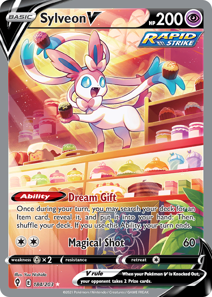 184/203 [EVS] Sylveon V - Rare Ultra