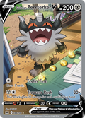 184/196 [LOR] Galarian Perrserker V - Rare Ultra