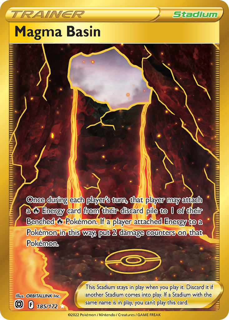 185/172 [BRS] Magma Basin - Rare Secret