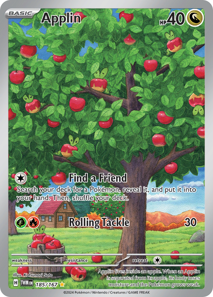 185/167 [TWM] Applin - Illustration Rare