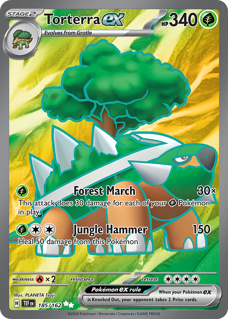 185/162 [TEF] Torterra ex - Ultra Rare