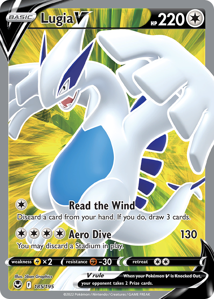 185/195 [SIT] Lugia V - Rare Ultra