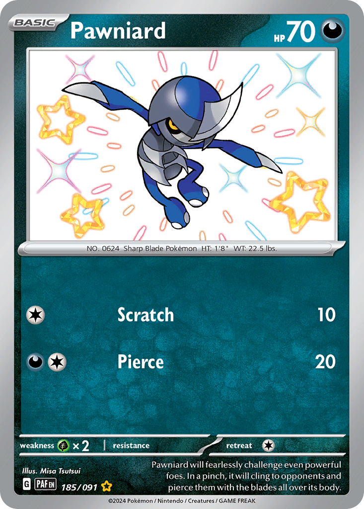 185/91 [SV4PT5] Pawniard - Shiny Rare
