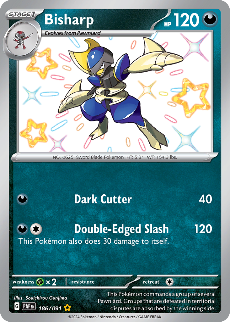 186/91 [SV4PT5] Bisharp - Shiny Rare